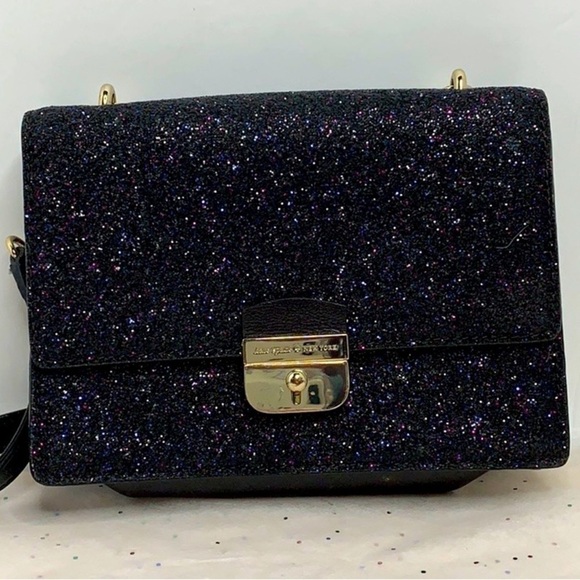 Kate Spade ♠️ Sunset Lane Glitter Eden Crossbody - Picture 1 of 9